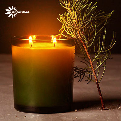 Abitudine sentita aroma di forma rotonda del limone della candela di aromaterapia del ODM