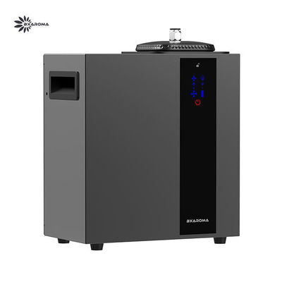 Smart Waterless Diffuser - Macchina per l'aria profumata per uso domestico e commerciale, copre 16000 piedi quadrati, nebulizzante HVAC o diffusori portatili senza acqua per grandi stanze, controllo touch e Bluetooth, metallo, nero